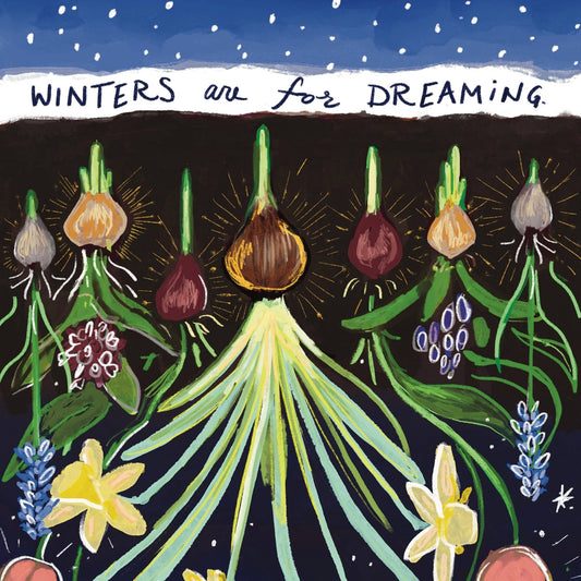 Winters are for Dreaming | Encouragement Card - Spiral Circle
