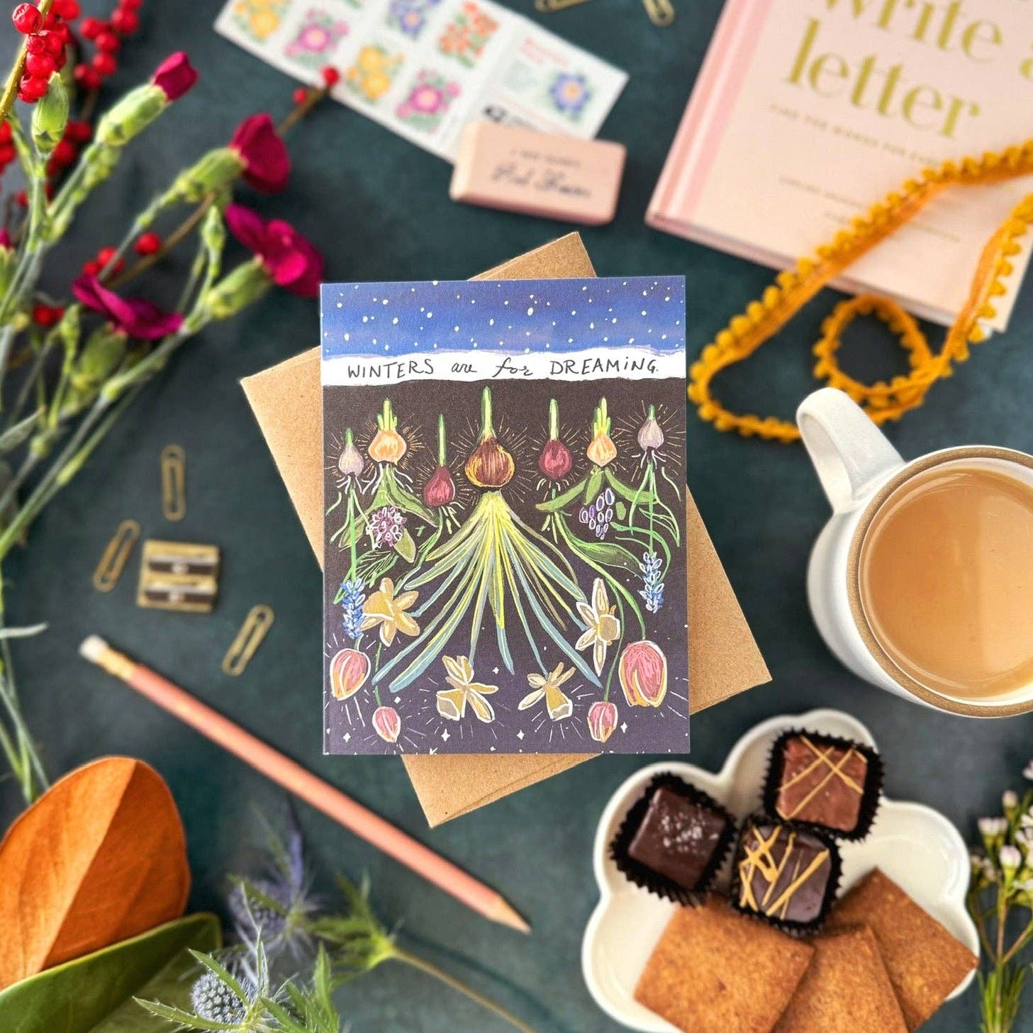 Winters are for Dreaming | Encouragement Card - Spiral Circle
