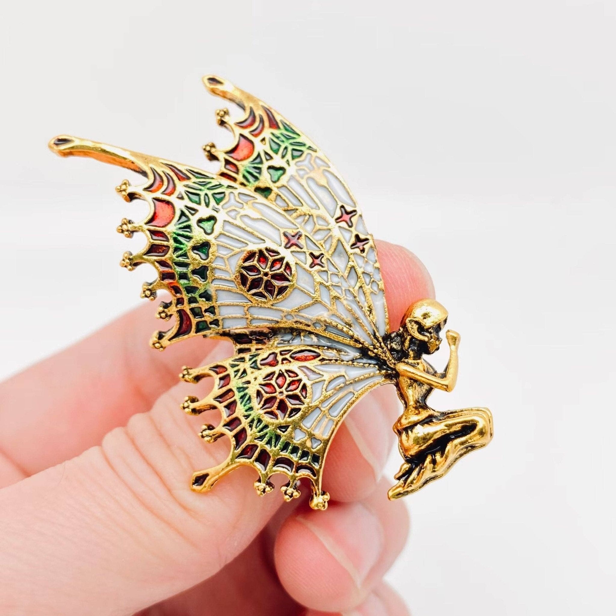 Wish Fairy Brooch - Spiral Circle