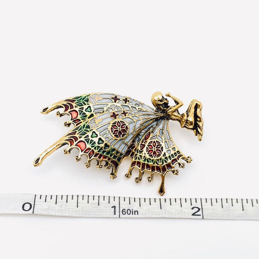 Wish Fairy Brooch - Spiral Circle