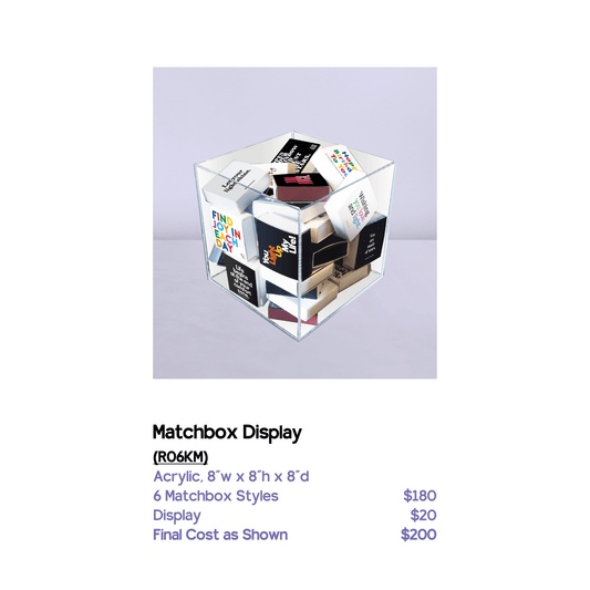 Wishing You Love And Light Matchboxes - Spiral Circle