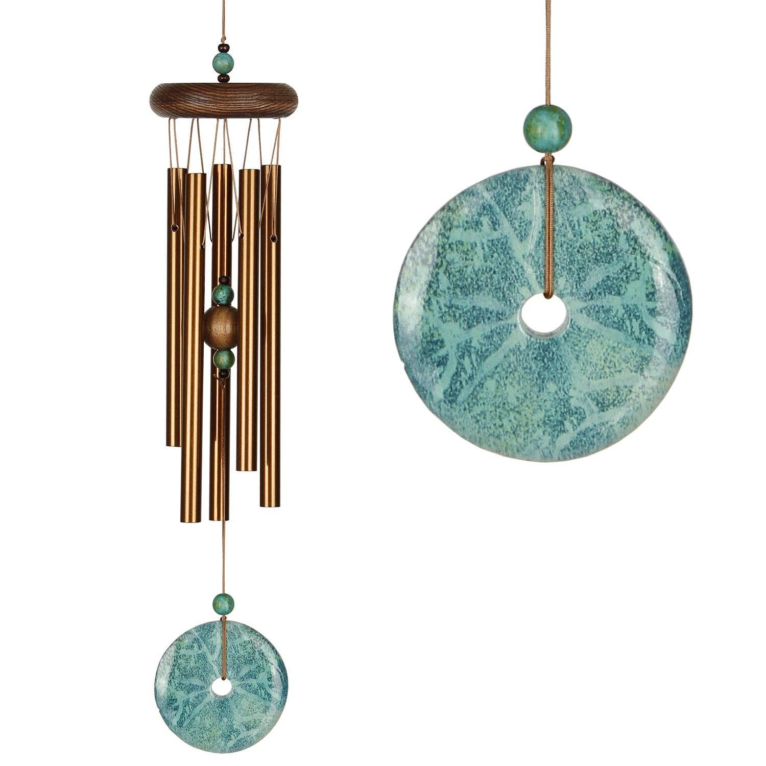 Woodstock Turquoise Chime™ - Petite - Spiral Circle