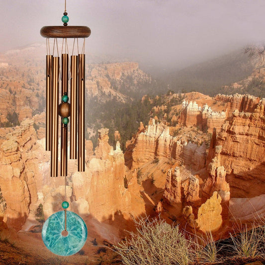 Woodstock Turquoise Chime™ - Petite - Spiral Circle