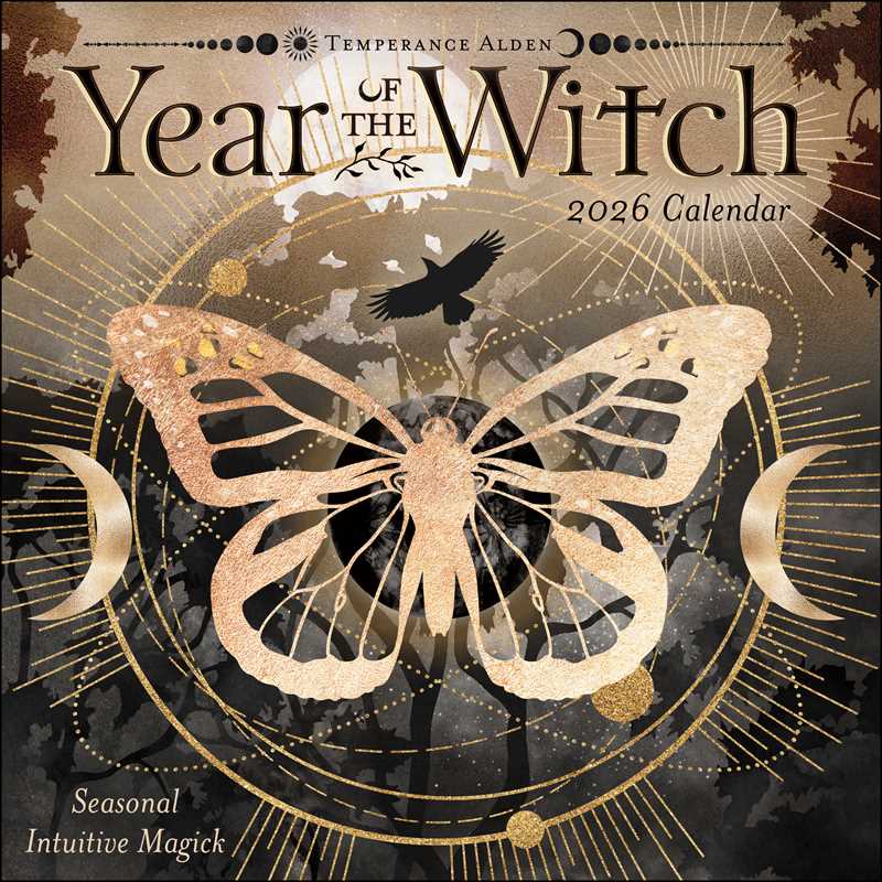 Year of the Witch 2026 Wall Calendar by Temperance Alden - Spiral Circle