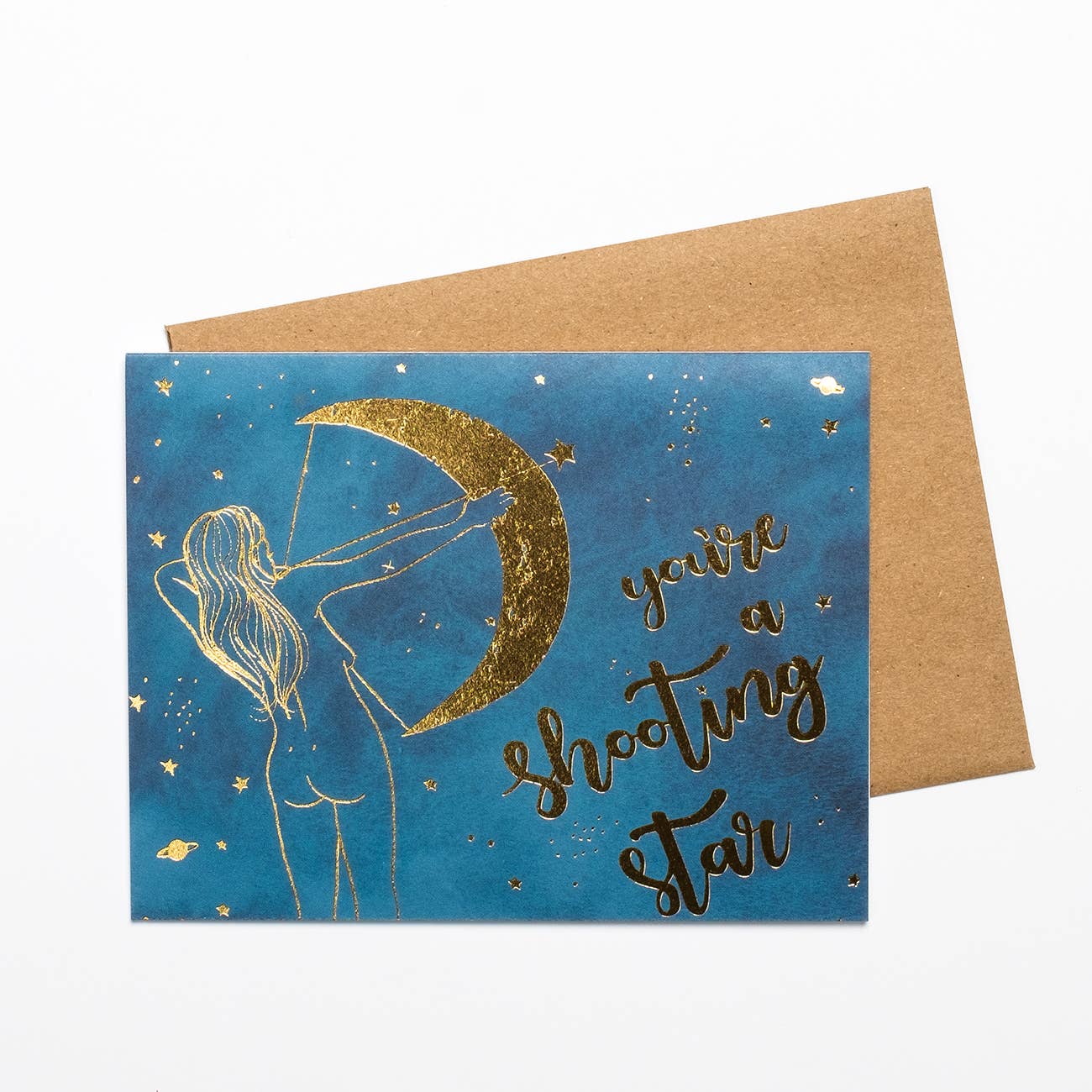 You are a Shooting Star Goldfoil Card - Spiral Circle