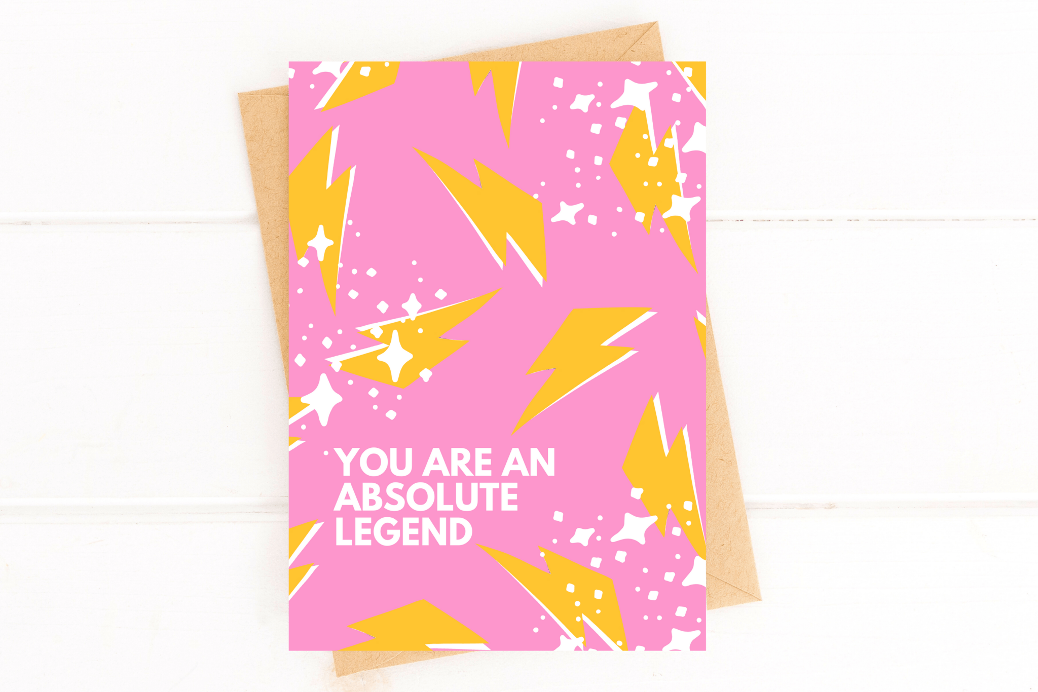 You Are An Absolute Legend Encouragement Card - Spiral Circle