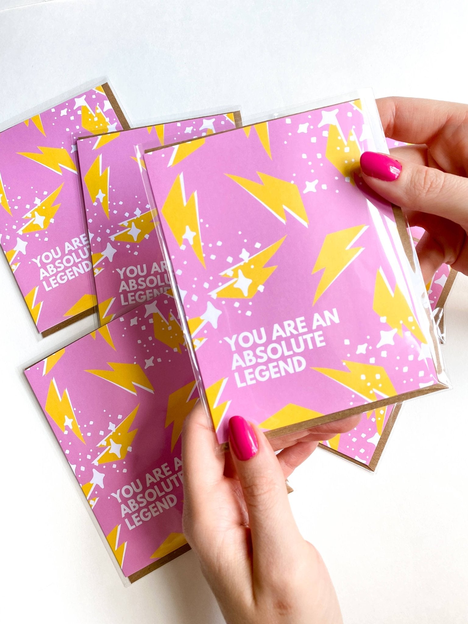You Are An Absolute Legend Encouragement Card - Spiral Circle