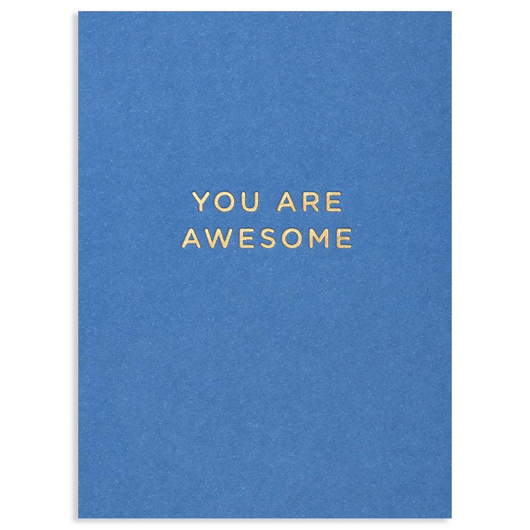 YOU ARE AWESOME | BIRTHDAY CARD - Spiral Circle