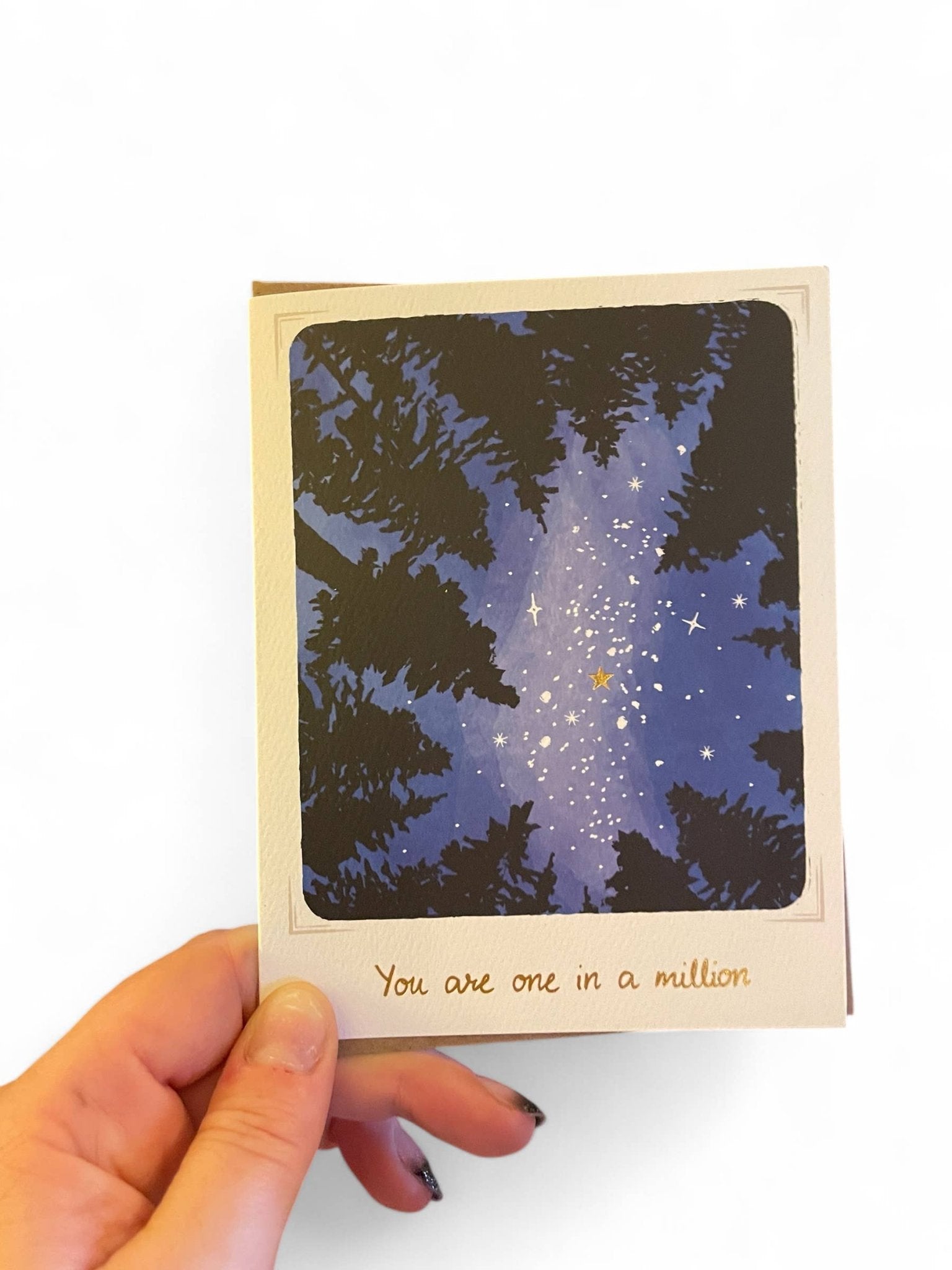 You Are One In A Million Card - Spiral Circle