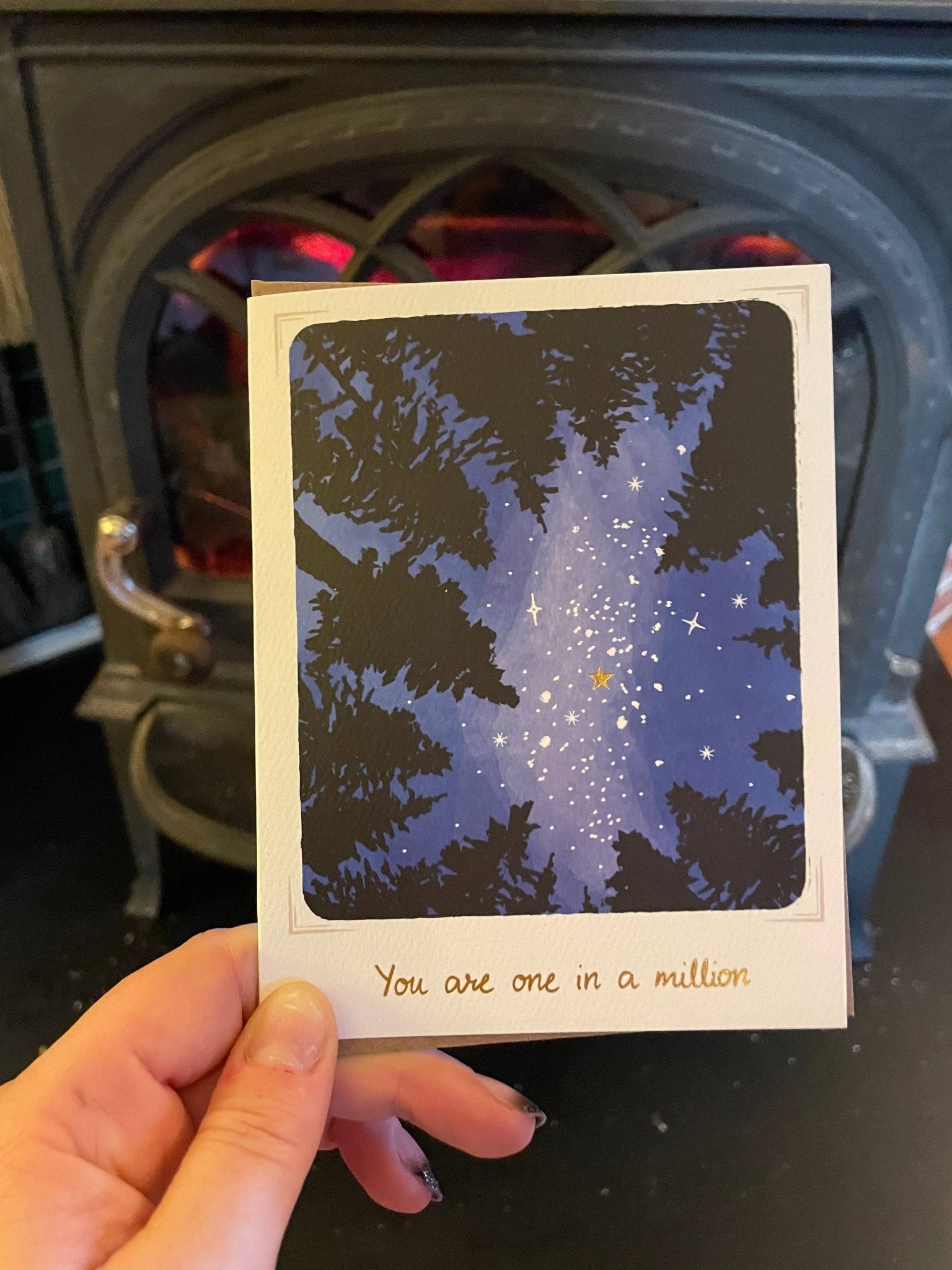 You Are One In A Million Card - Spiral Circle