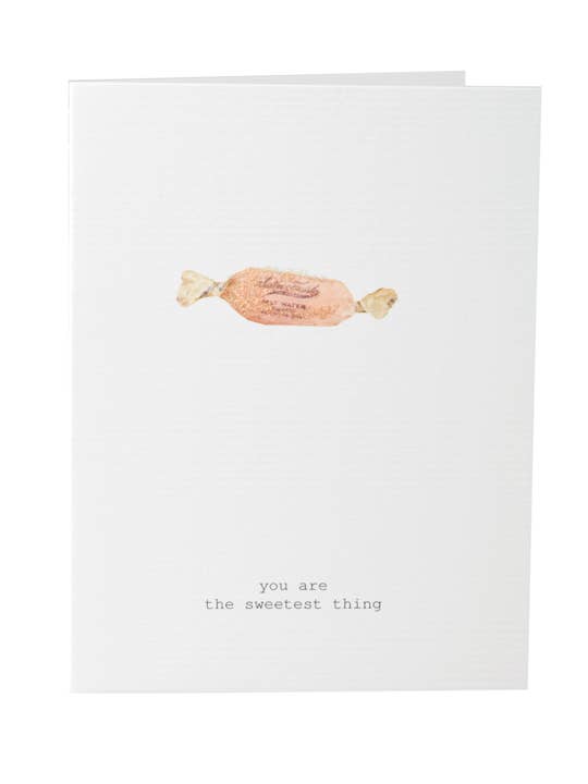You Are The Sweetest Thing Greeting Card - Spiral Circle
