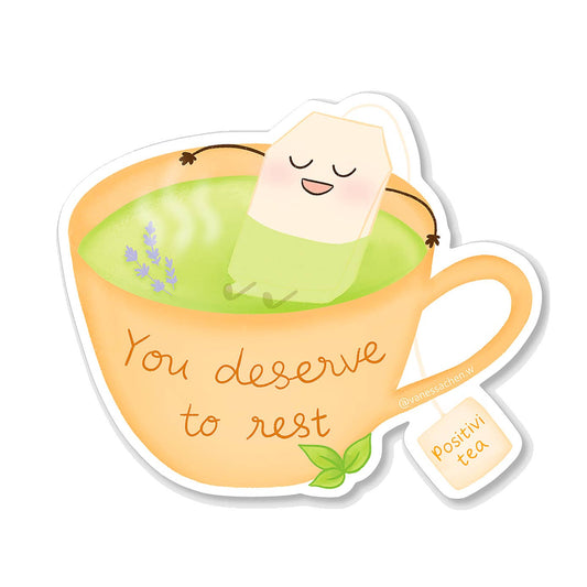 You Deserve To Rest | Sticker - Spiral Circle
