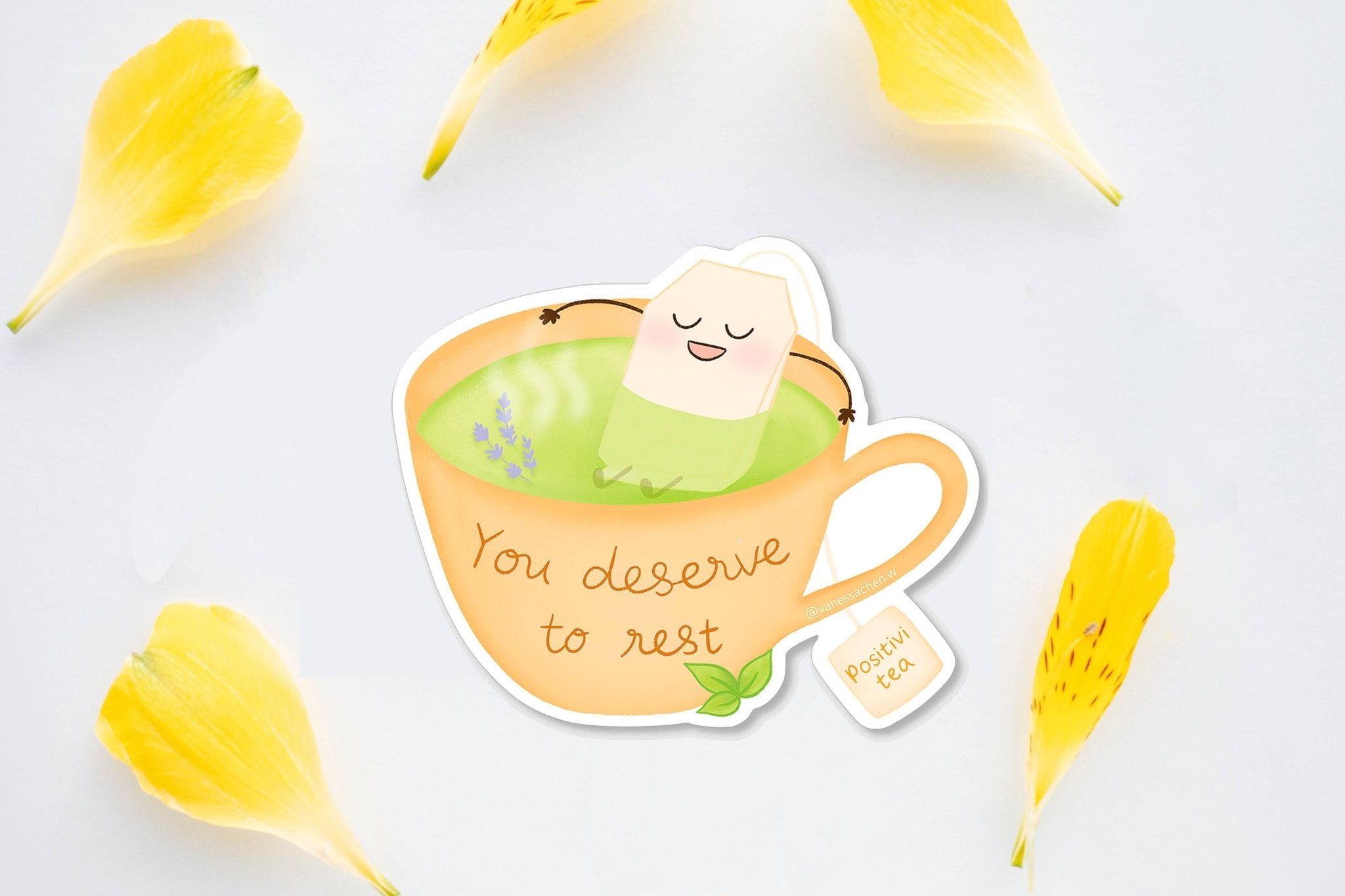 You Deserve To Rest | Sticker - Spiral Circle