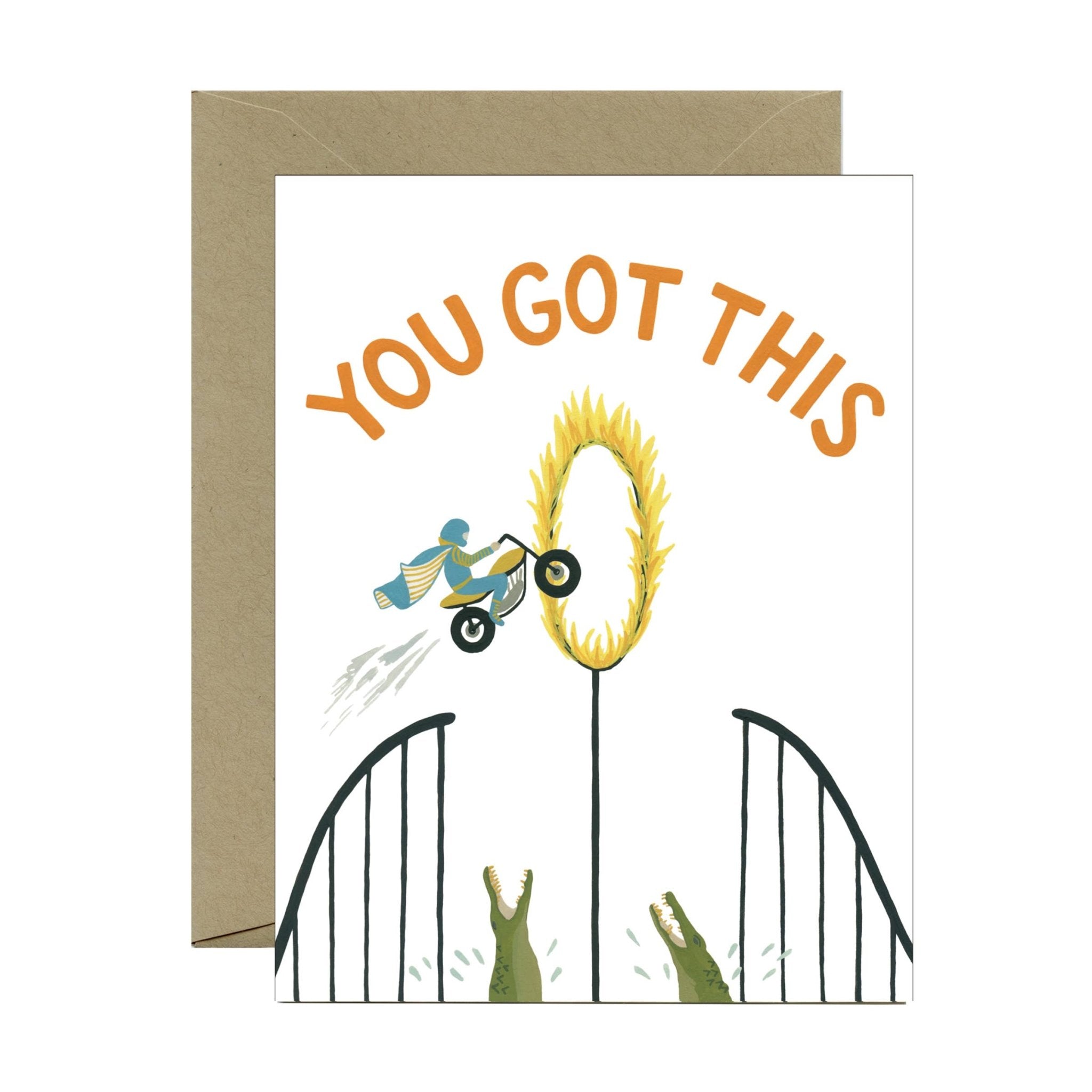 You Got This Encouragement Card - Spiral Circle