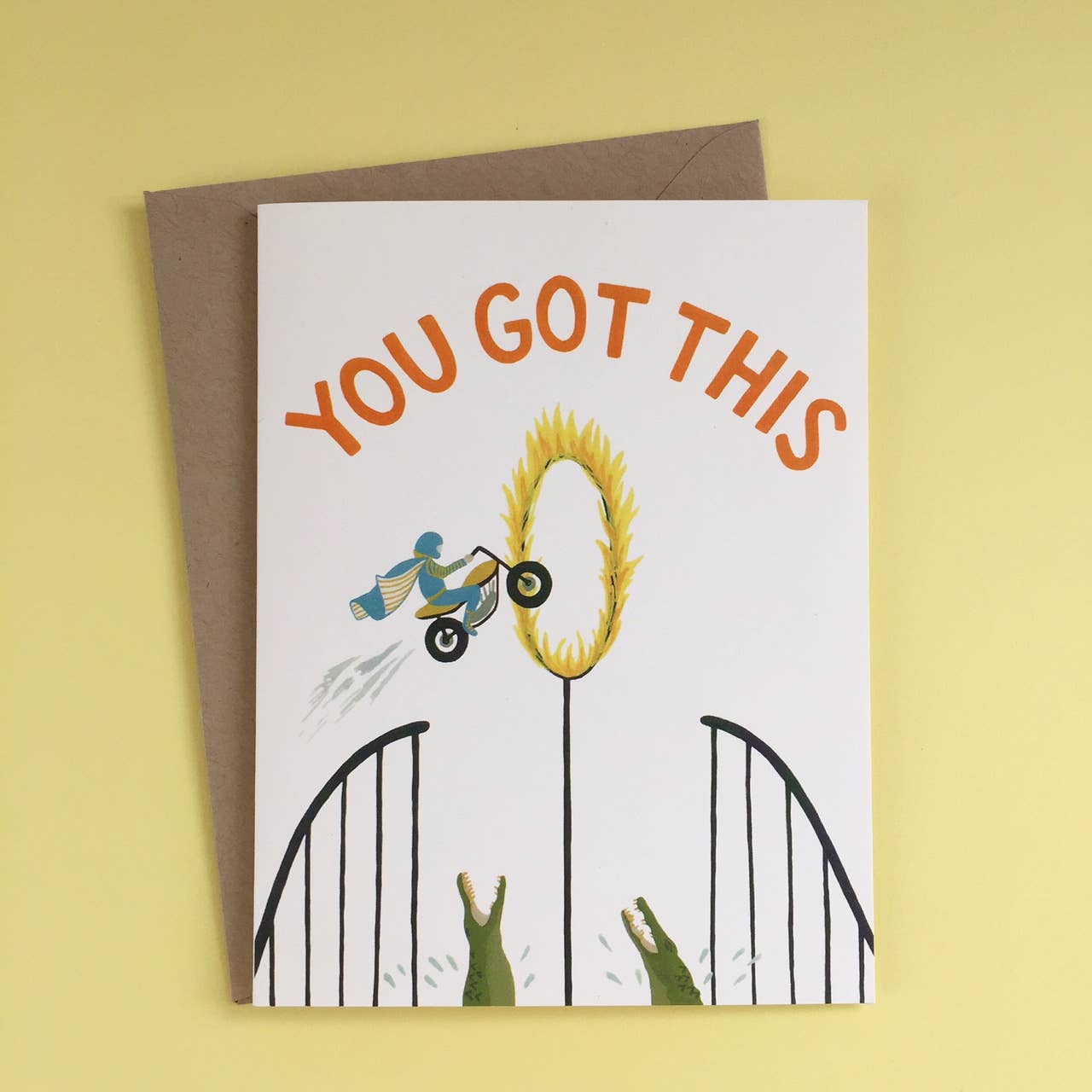 You Got This Encouragement Card - Spiral Circle