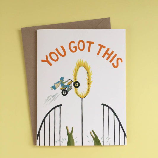 You Got This Encouragement Card - Spiral Circle