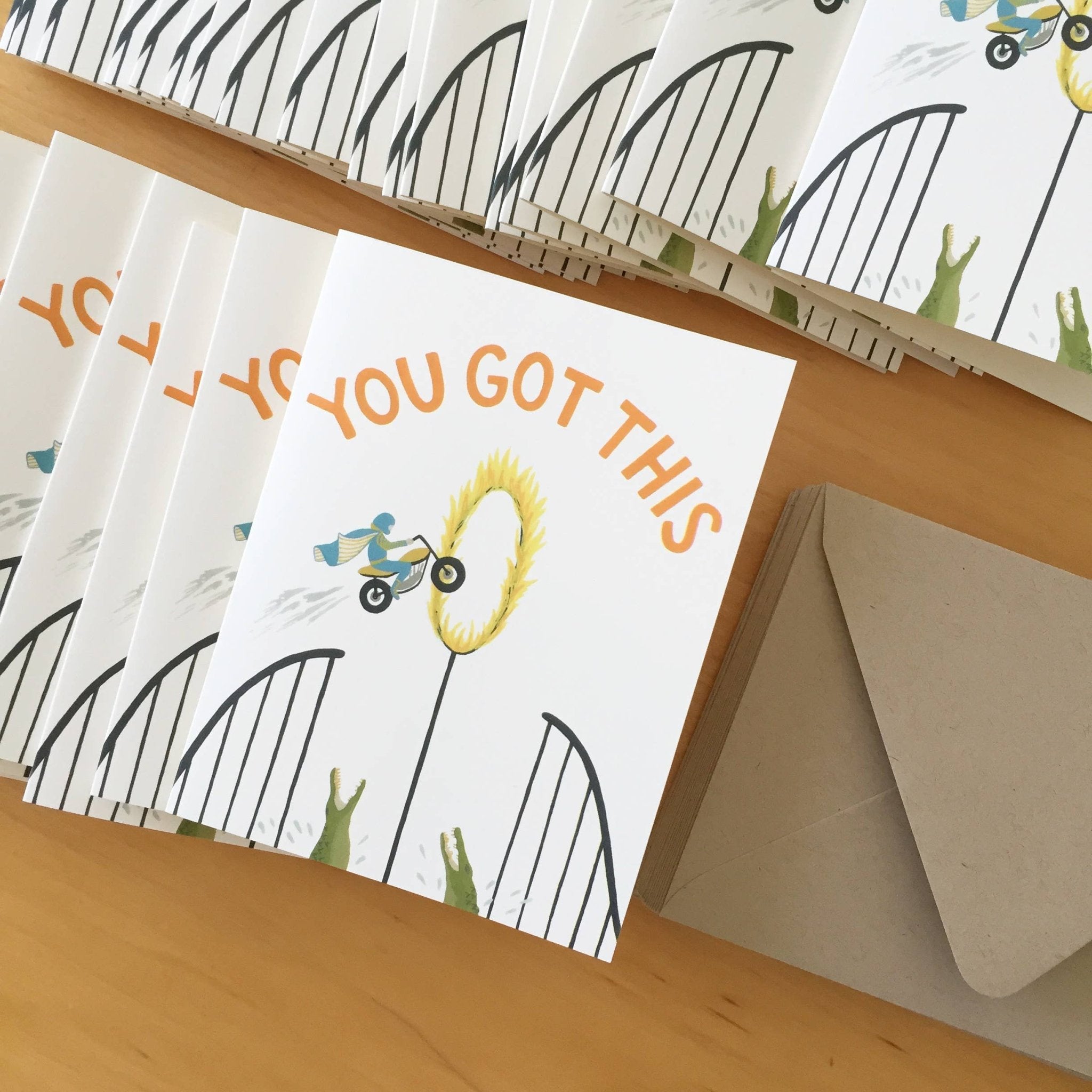 You Got This Encouragement Card - Spiral Circle