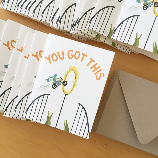 You Got This Encouragement Card - Spiral Circle