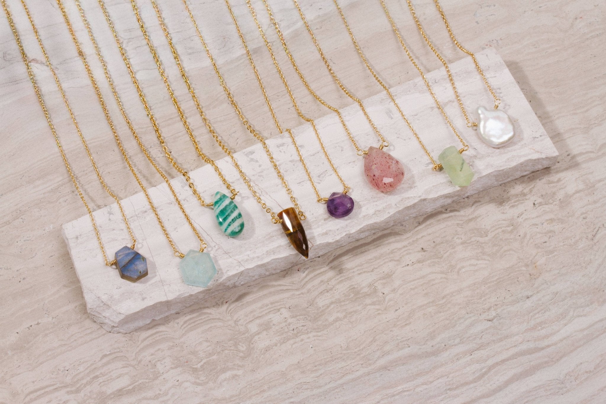 You’re a Gem Necklace | Assorted - Spiral Circle