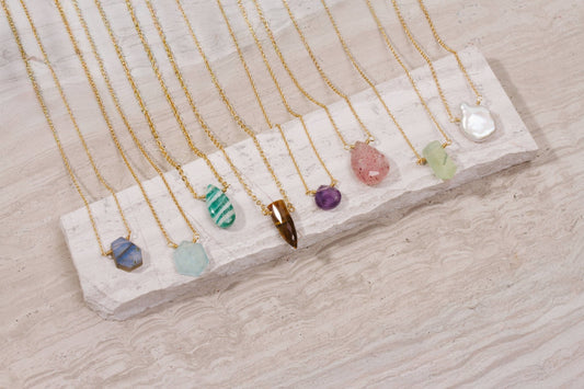 You’re a Gem Necklace | Assorted - Spiral Circle