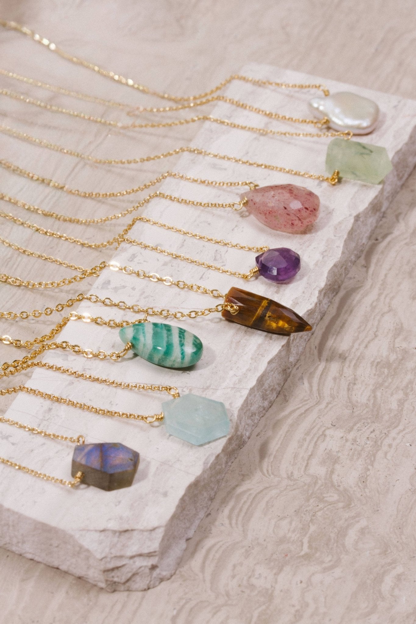 You’re a Gem Necklace | Assorted - Spiral Circle