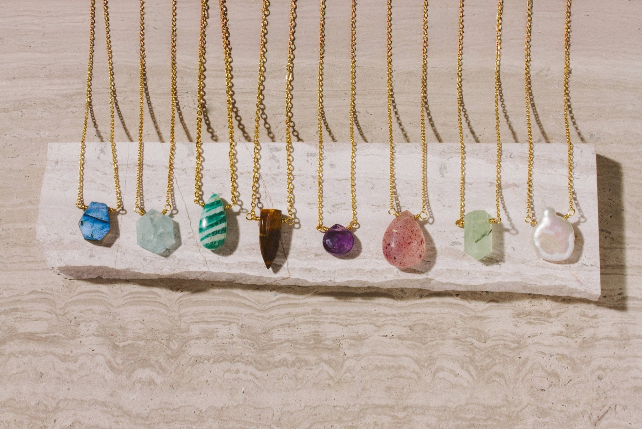 You’re a Gem Necklace | Assorted - Spiral Circle