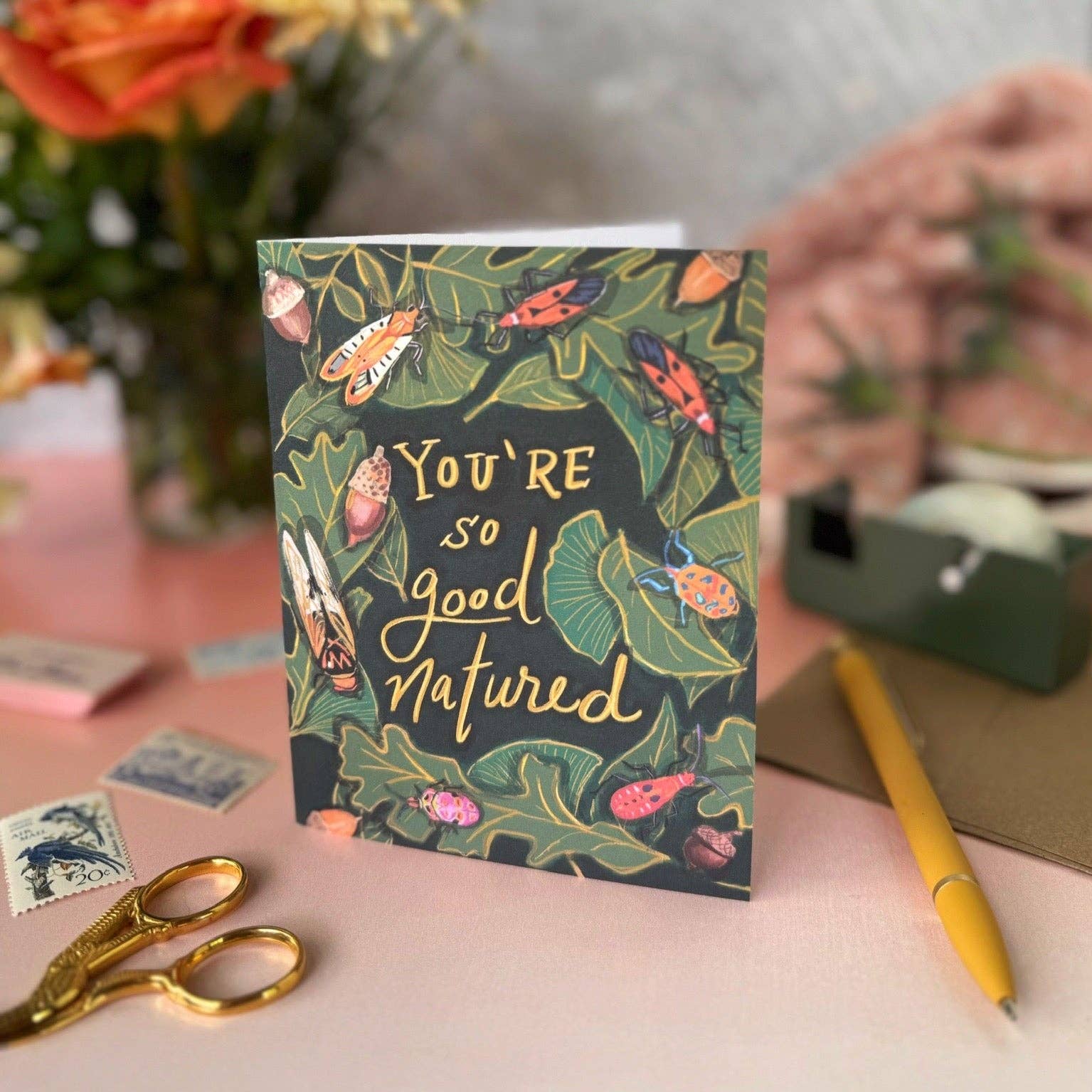 You're So Good Natured | Friendship, Birthday Card - Spiral Circle