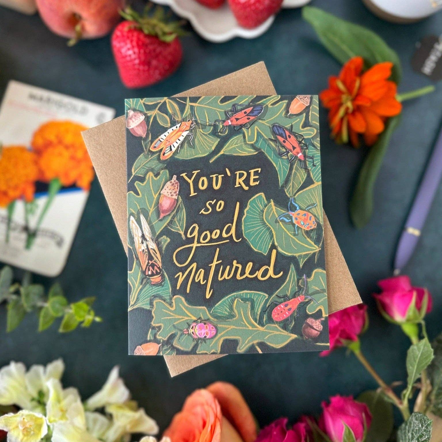 You're So Good Natured | Friendship, Birthday Card - Spiral Circle