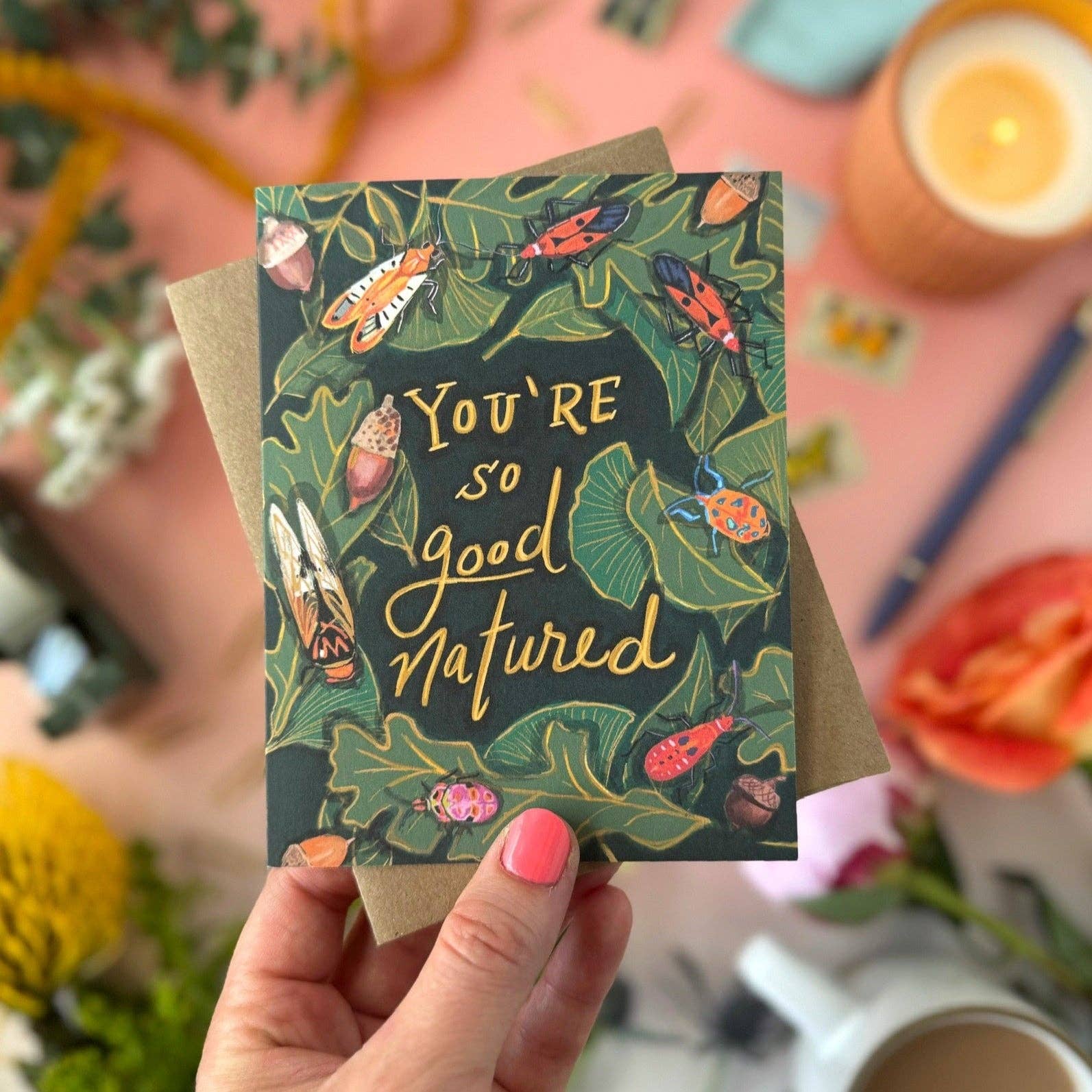 You're So Good Natured | Friendship, Birthday Card - Spiral Circle