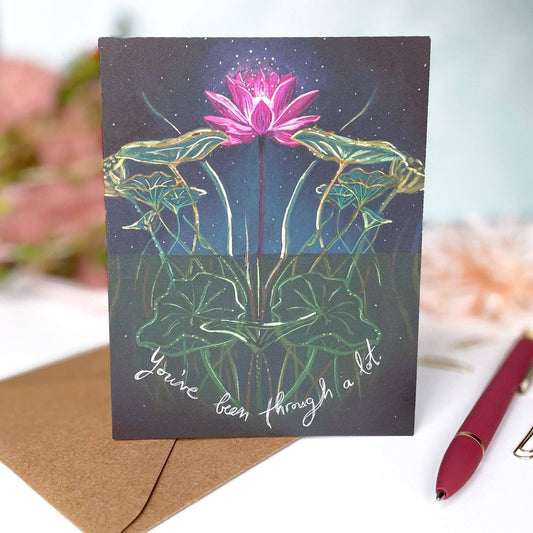You've Been Through a Lot | Sympathy, Encouragement Card - Spiral Circle