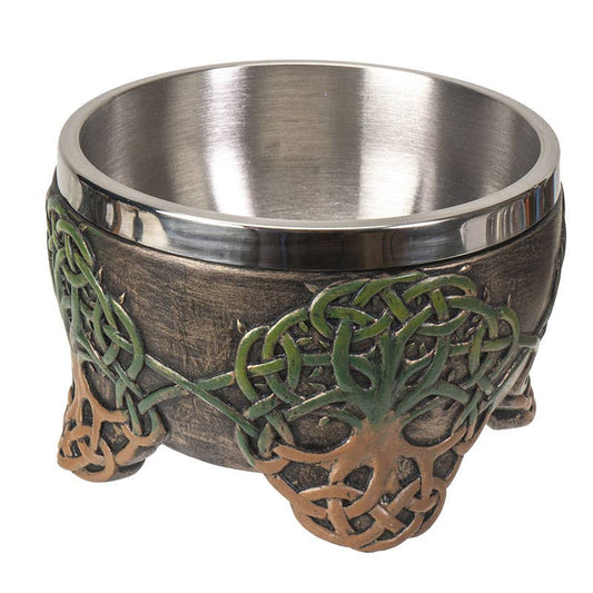 14956 Tree of Life Smudge Bowl C/24 - Spiral Circle