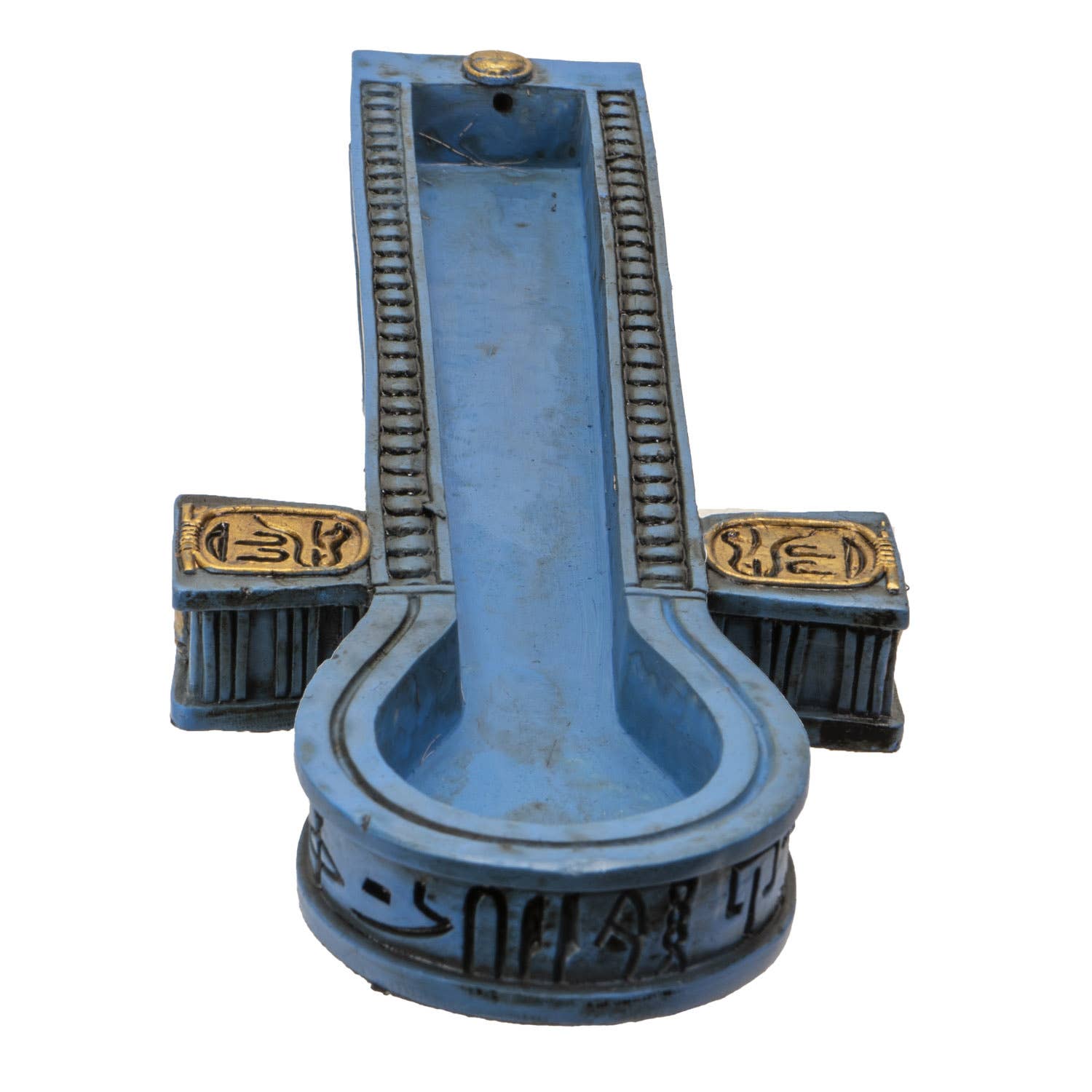 15258 Egyptian Ankh Incense Burner C/36 - Spiral Circle