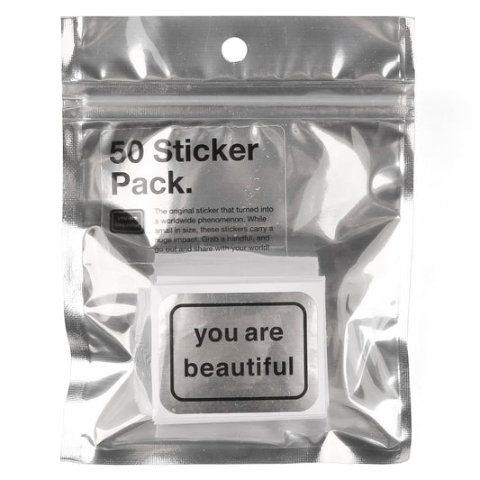 50 Sticker Pack - Spiral Circle