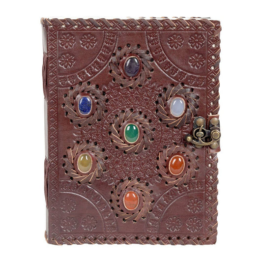 6" X 8" Seven Chakra Journal - Spiral Circle