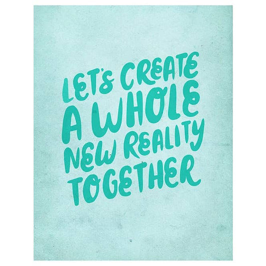 8" x 10" - A Whole New Reality Print - Spiral Circle