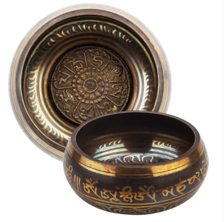 Cuenco tibetano Om Mani Padme | 5,5"x2,75"