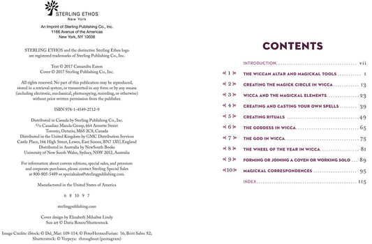 A Little Bit of Wicca by Cassandra Eason - Spiral Circle