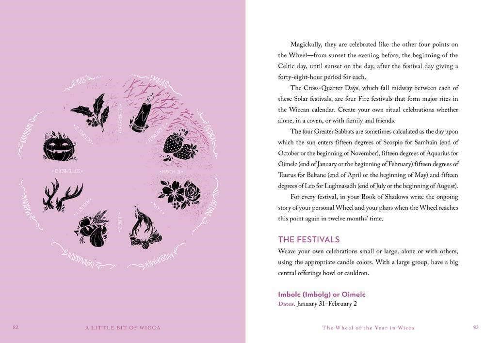 A Little Bit of Wicca by Cassandra Eason - Spiral Circle