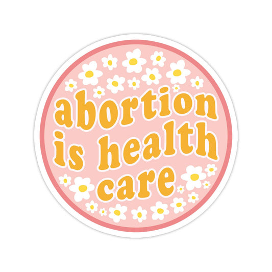 Abortion is Health Care Sticker - Spiral Circle
