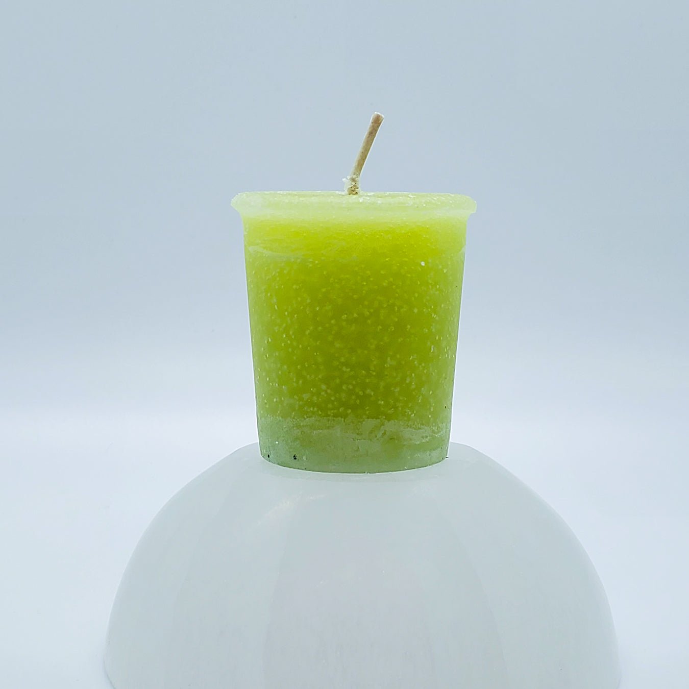 Abundance | Light Green | Votive Intention Candle | Reiki Charged - Spiral Circle