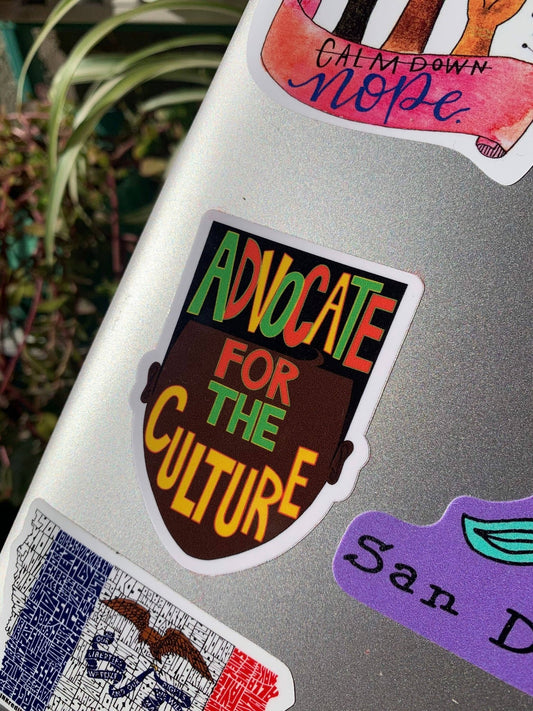 Advocate for the Culture Sticker - Spiral Circle