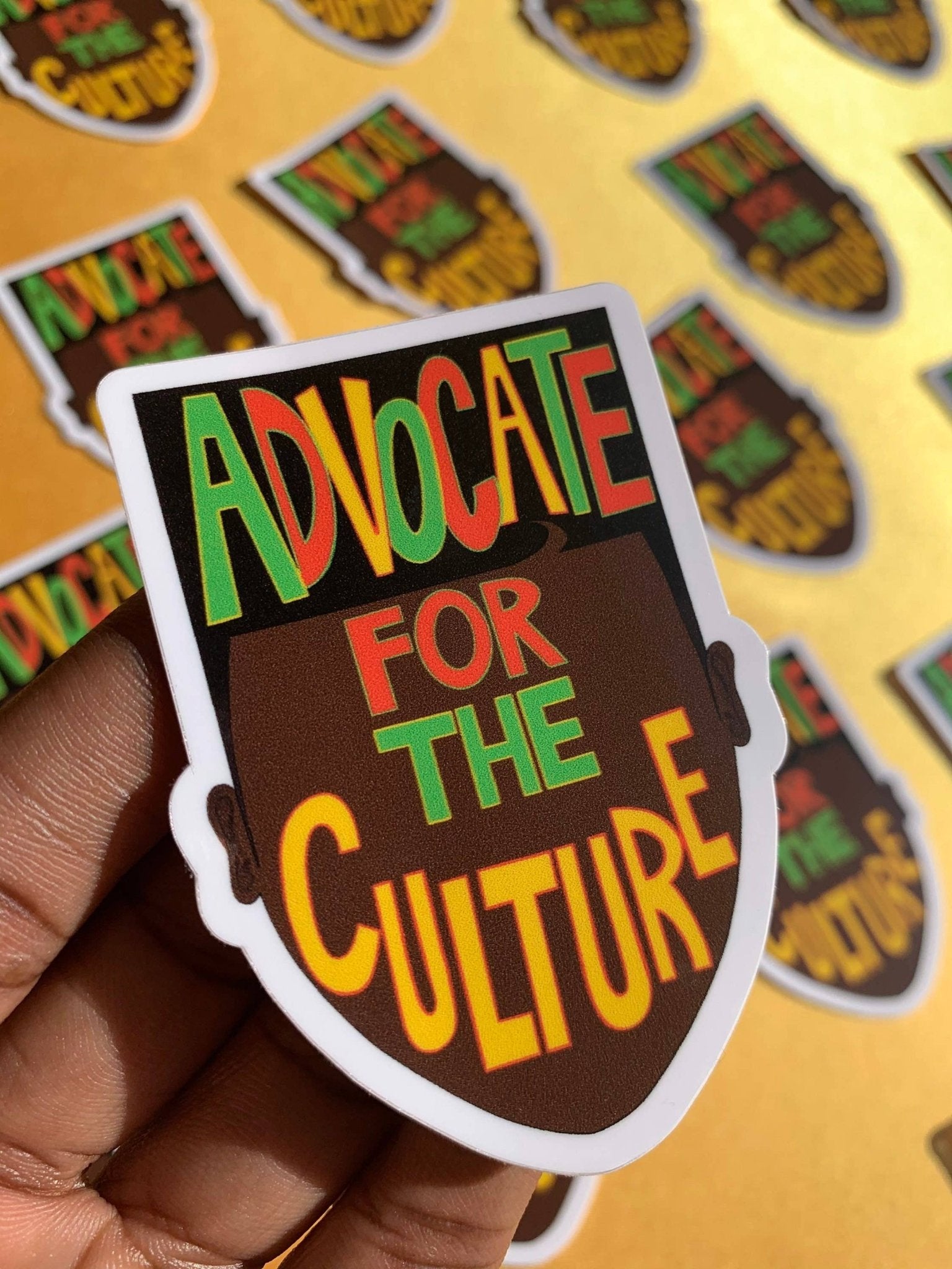 Advocate for the Culture Sticker - Spiral Circle