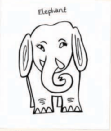 Africa Coloring Book - Spiral Circle