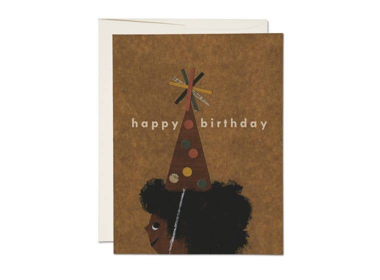 Afro Birthday - Spiral Circle