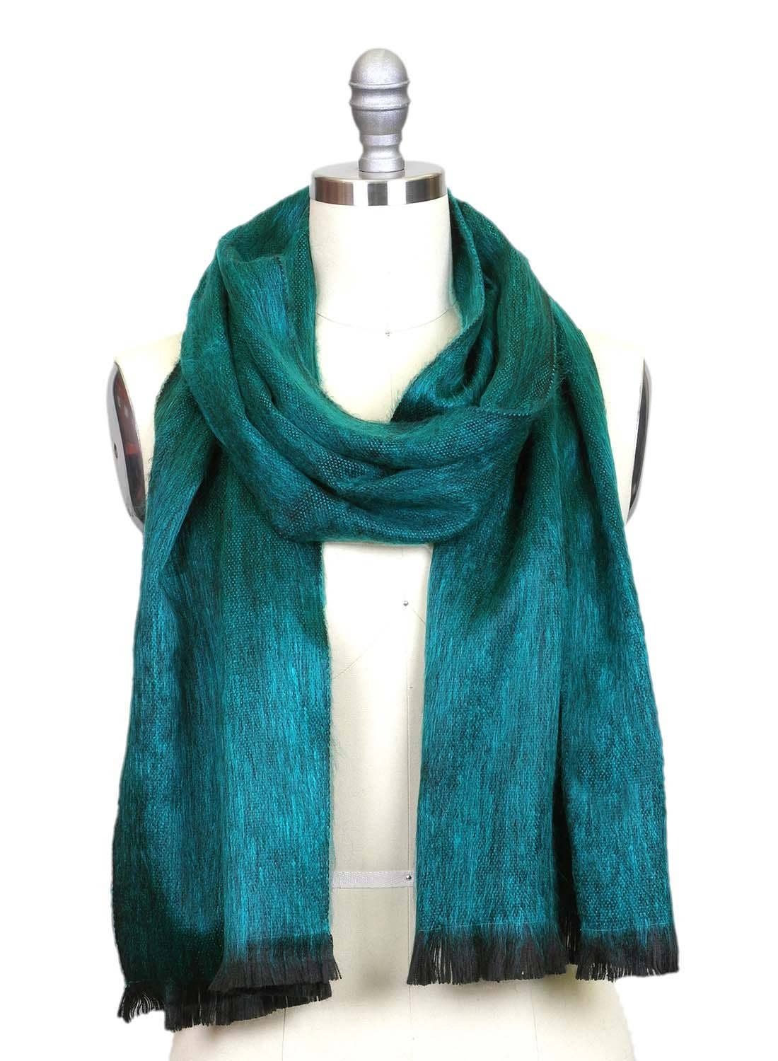 Alpaca Scarf | Emerald - Spiral Circle