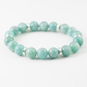 Amazonite Bracelet | Hope | 10mm - Spiral Circle