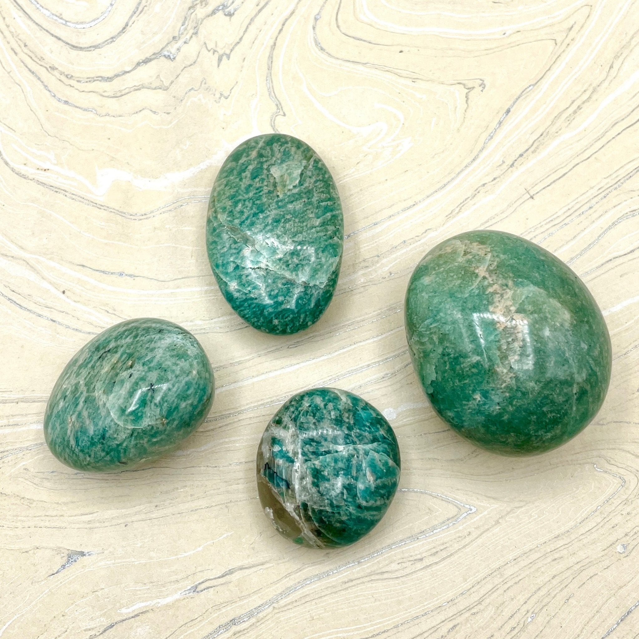 Amazonite | Palmstone - Spiral Circle