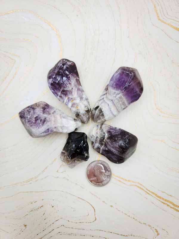 Amethyst Chevron Raw | Heart Healing - Spiral Circle