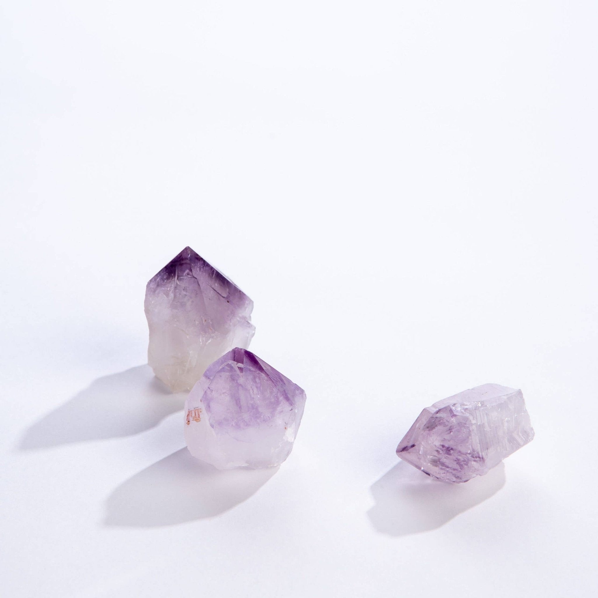 Amethyst Crystal Point - Spiral Circle