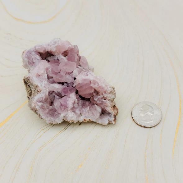 Amethyst Geode | Pink - Spiral Circle